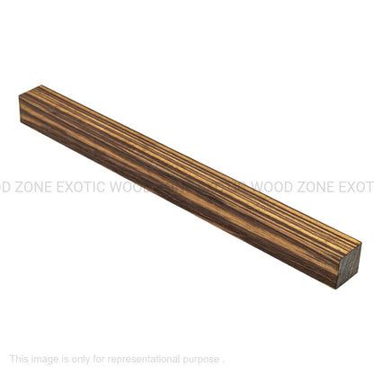 Zebrawood Hobbywood Blank 1&quot; x 1&quot; x 12&quot; inches