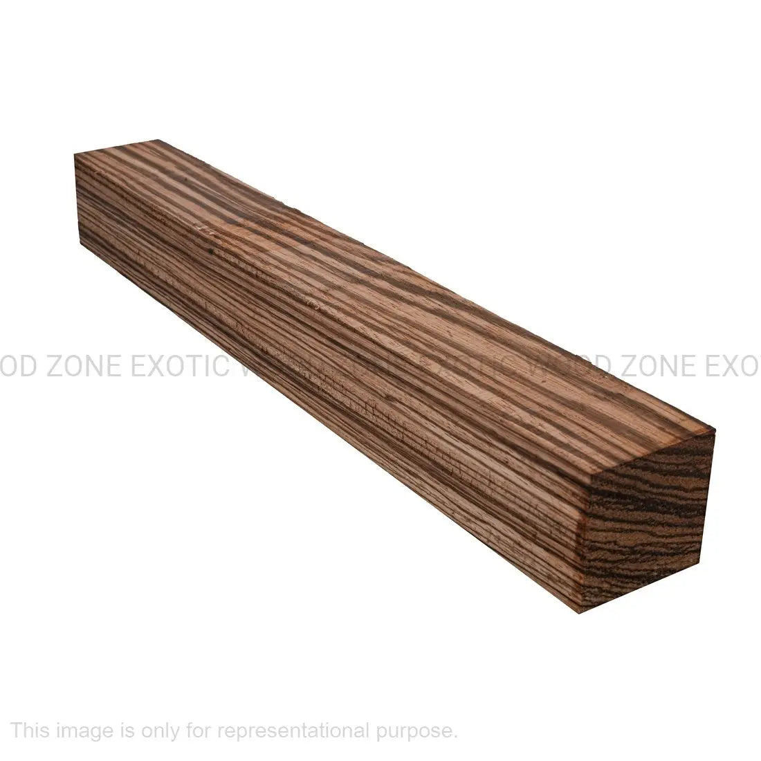 Pack Of 5 , Zebrawood  Turning Blanks - Exotic Wood Zone - Buy online Across USA 