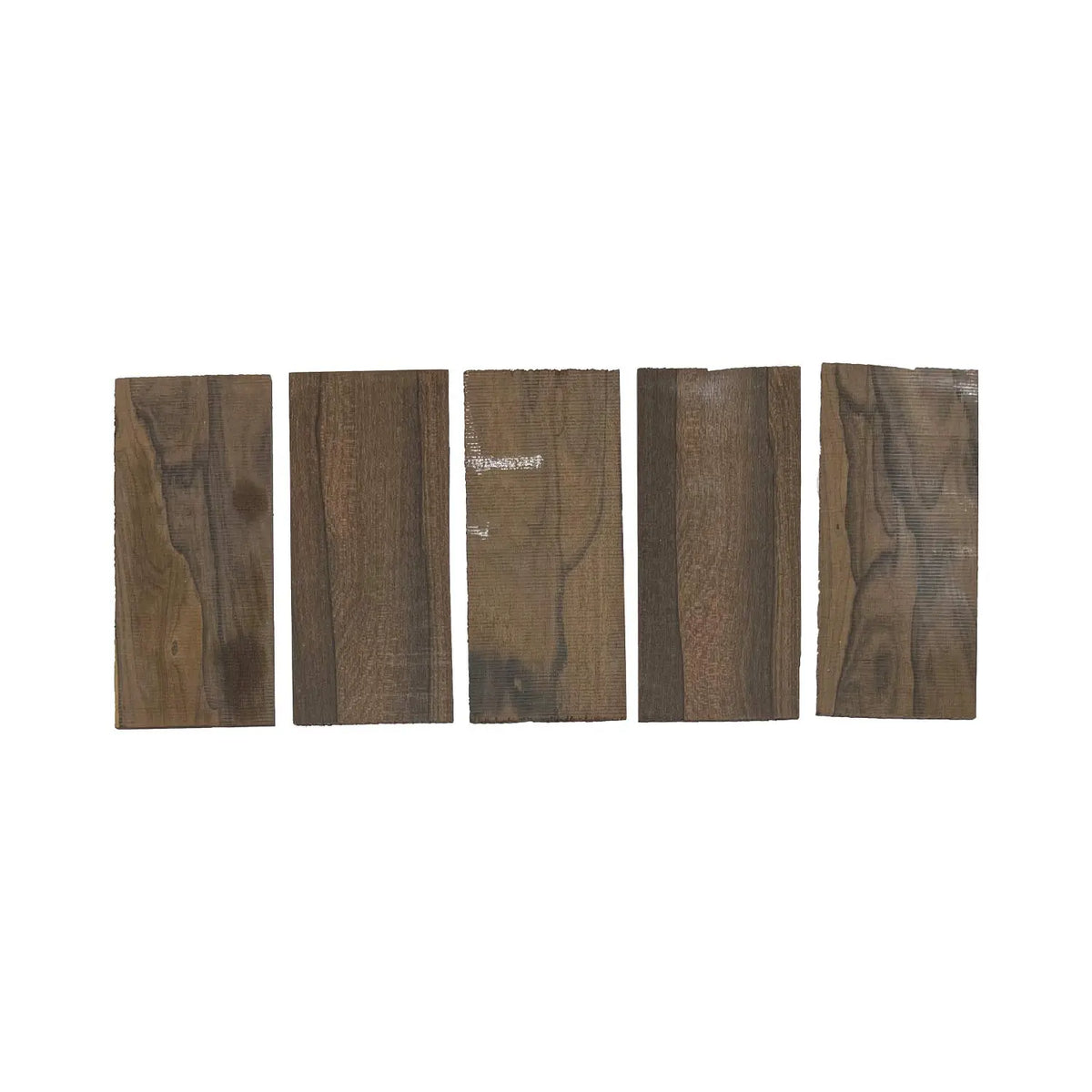 Pack Of 5 Guitar Head Plates | Ziricote | 8" x 3-1/2" x 1/8" - Exotic Wood Zone - Buy online Across USA 