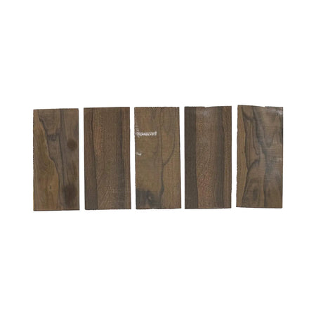 Pack Of 5 Guitar Head Plates | Ziricote | 8" x 3-1/2" x 1/8" - Exotic Wood Zone - Buy online Across USA 