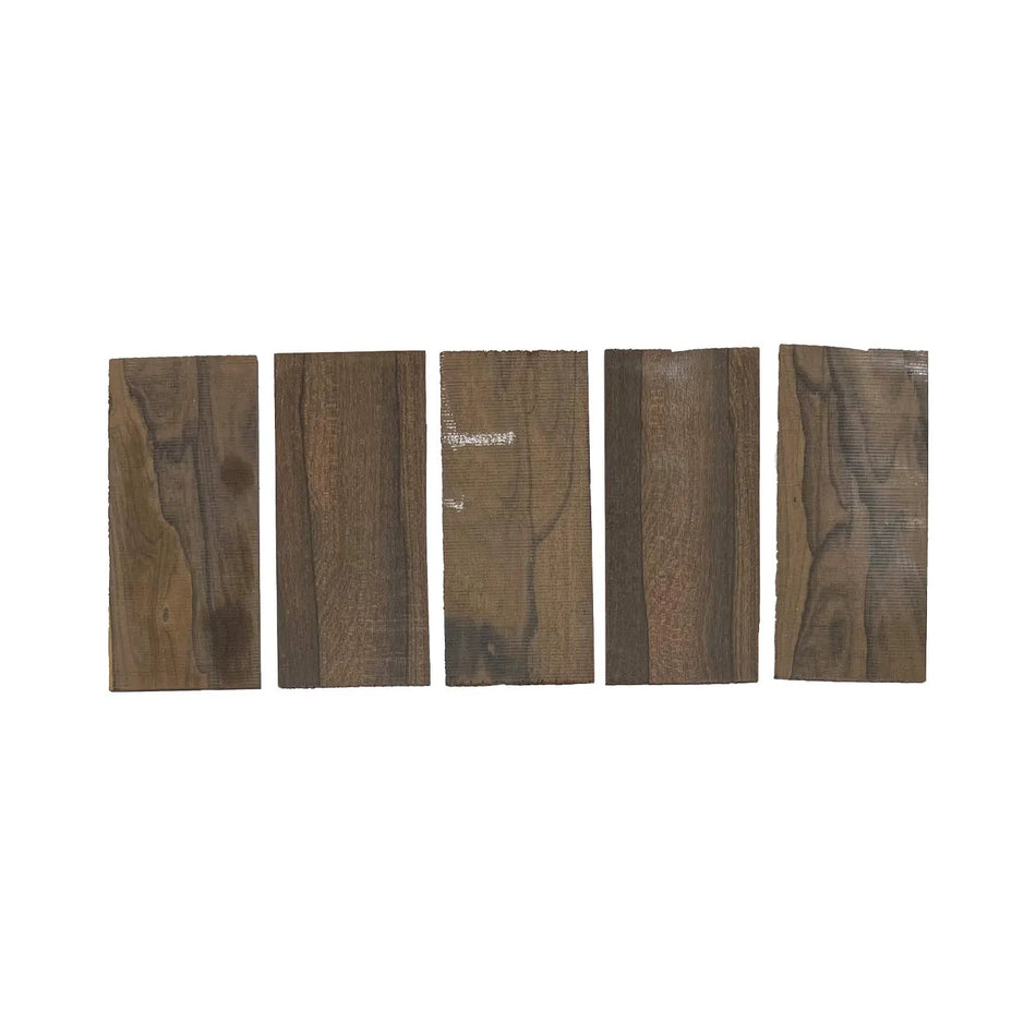 Pack Of 5 Guitar Head Plates | Ziricote | 8" x 3-1/2" x 1/8" - Exotic Wood Zone - Buy online Across USA 