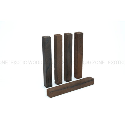 Ziricote Wood Pen Blanks 3/4&quot; x 3/4&quot; x 5&quot; - Exotic Wood Zone - Buy online Across USA 
