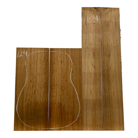 Acacia Dreadnought Guitar Back & Side Set #124 - Exotic Wood Zone - Buy online Across USA 