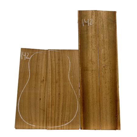 Acacia Classical Guitar Back & Side Set #142 - Exotic Wood Zone - Buy online Across USA 