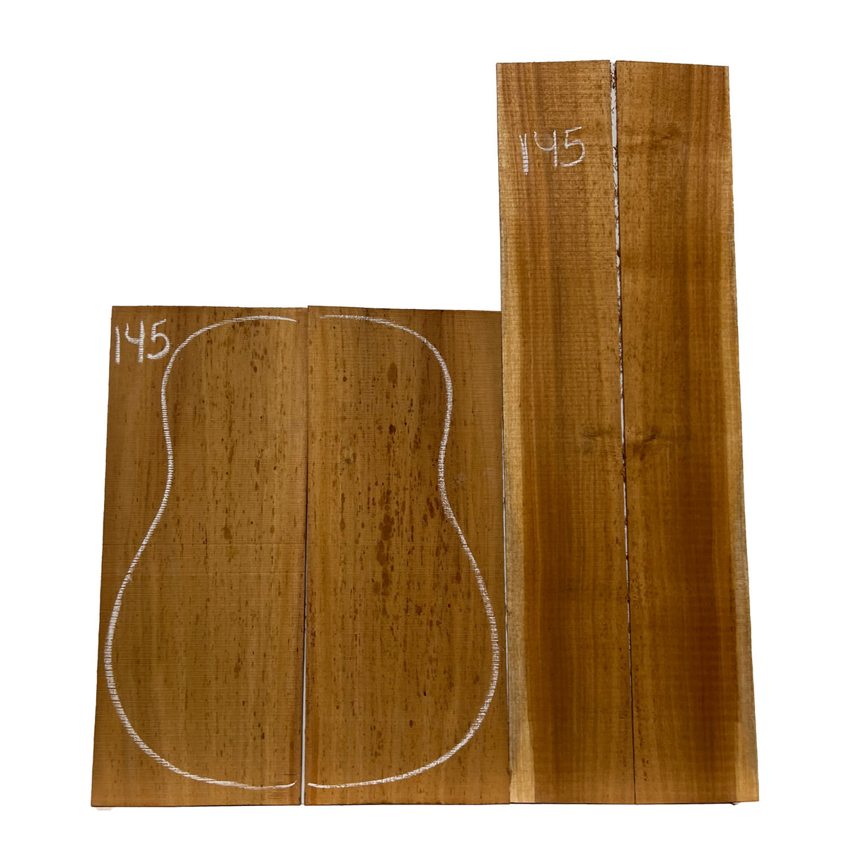 Acacia Classical Guitar Back & Side Set #145 - Exotic Wood Zone - Buy online Across USA 