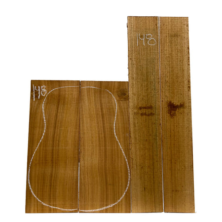 Acacia Classical Guitar Back & Side Set #148 - Exotic Wood Zone - Buy online Across USA 