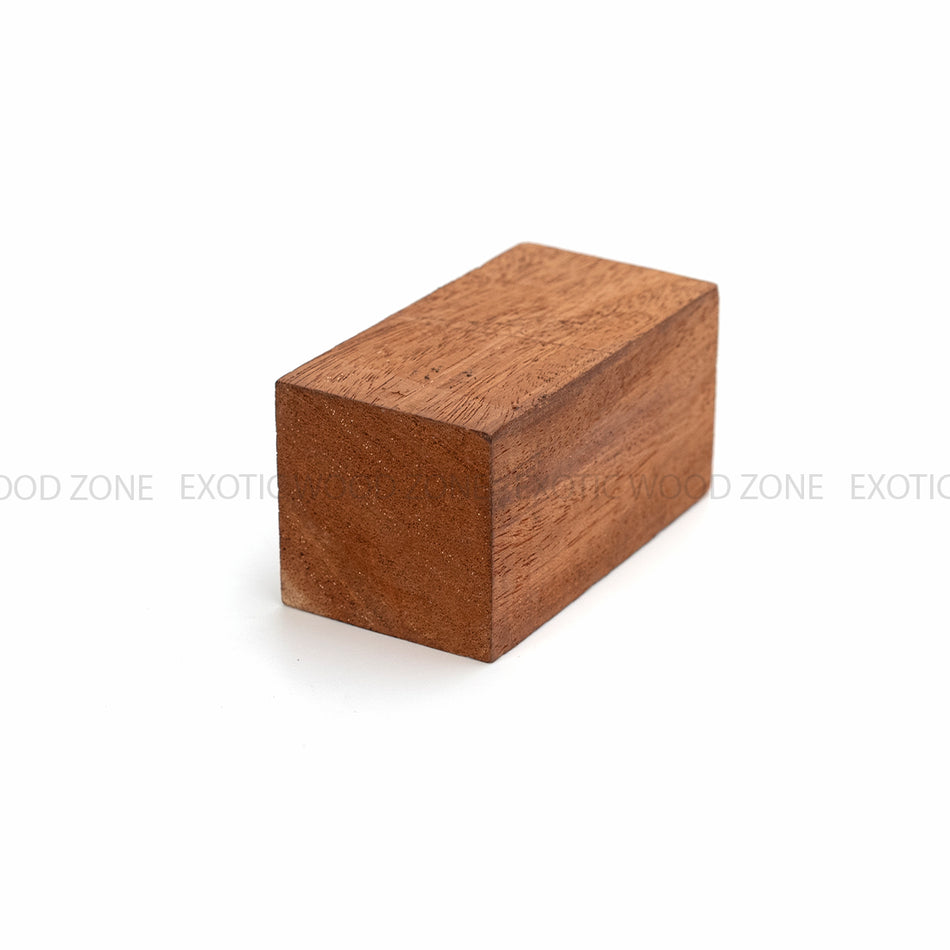 African Mahogany/Khaya Bottle Stopper Blank