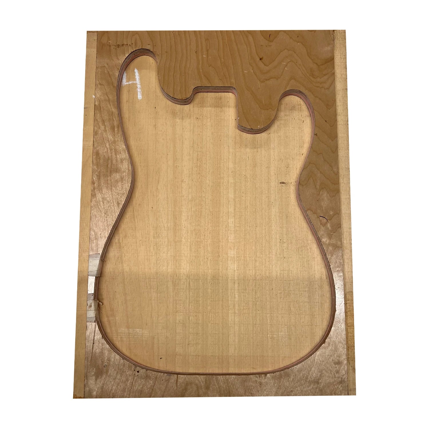 African Swamp Ash/Ayous Electric/Bass Guitar Single Piece Wood Body Blanks 21.5″ x 15-3/4″ x 2-1/4″ 