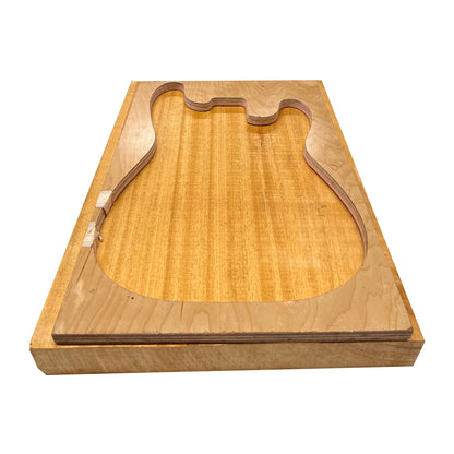 African Swamp Ash/Ayous Electric/Bass Guitar Single Piece Wood Body Blanks 21.5″ x 15-3/4″ x 2-1/4″ 