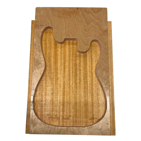 African Swamp Ash/Ayous Electric/Bass Guitar Single Piece Wood Body Blanks 21.5″ x 15-3/4″ x 2-1/4″ #60 - Exotic Wood Zone - Buy online Across USA 