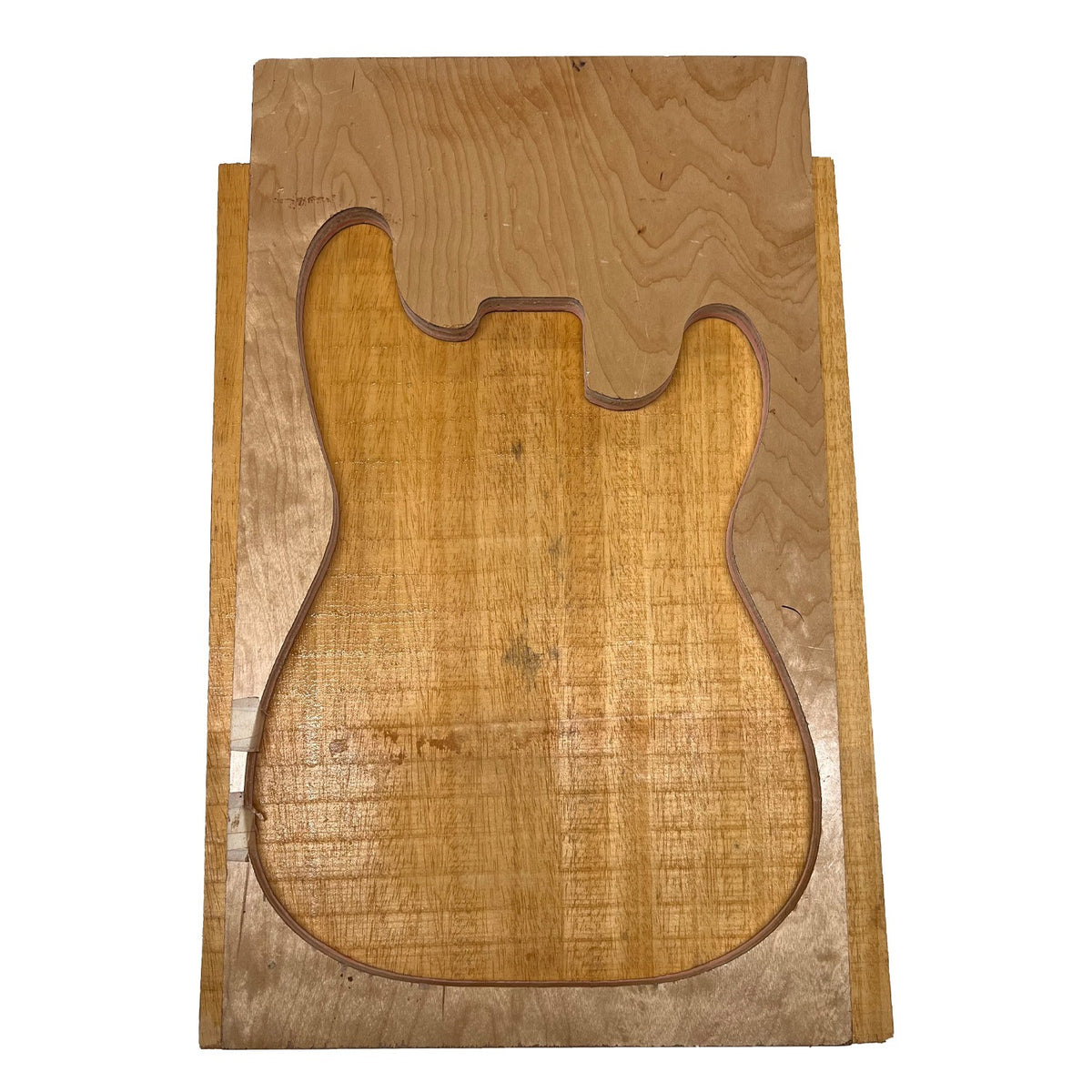 African Swamp Ash/Ayous Electric/Bass Guitar Single Piece Wood Body Blanks 21.5″ x 15-3/4″ x 2-1/4″ #61 - Exotic Wood Zone - Buy online Across USA 