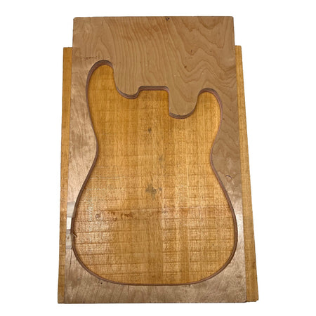 African Swamp Ash/Ayous Electric/Bass Guitar Single Piece Wood Body Blanks 21.5″ x 15-3/4″ x 2-1/4″ #61 - Exotic Wood Zone - Buy online Across USA 