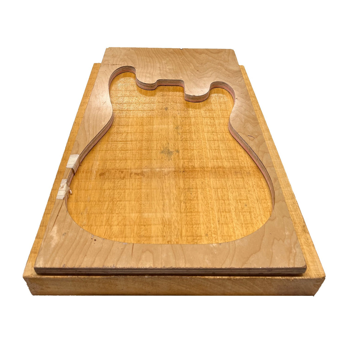 African Swamp Ash/Ayous Electric/Bass Guitar Single Piece Wood Body Blanks 21.5″ x 15-3/4″ x 2-1/4″ #61 - Exotic Wood Zone - Buy online Across USA 