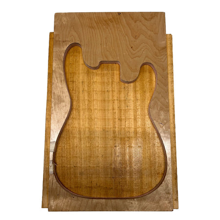 African Swamp Ash/Ayous Electric/Bass Guitar Single Piece Wood Body Blanks 21.5″ x 15-3/4″ x 2-1/4″ #62 - Exotic Wood Zone - Buy online Across USA 