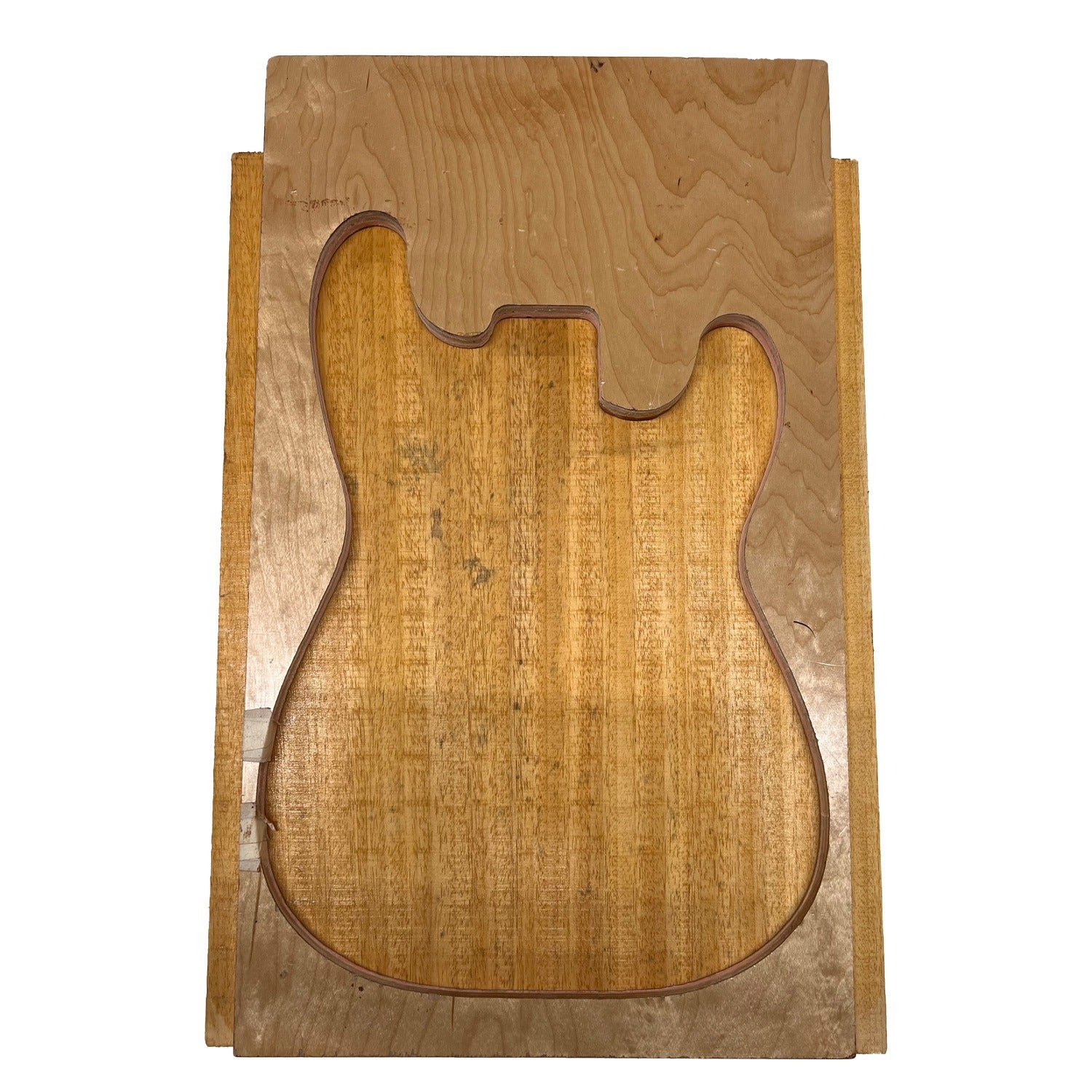 African Swamp Ash/Ayous Electric/Bass Guitar Single Piece Wood Body Blanks 21.5″ x 15-3/4″ x 2-1/4″ #64 - Exotic Wood Zone - Buy online Across USA 