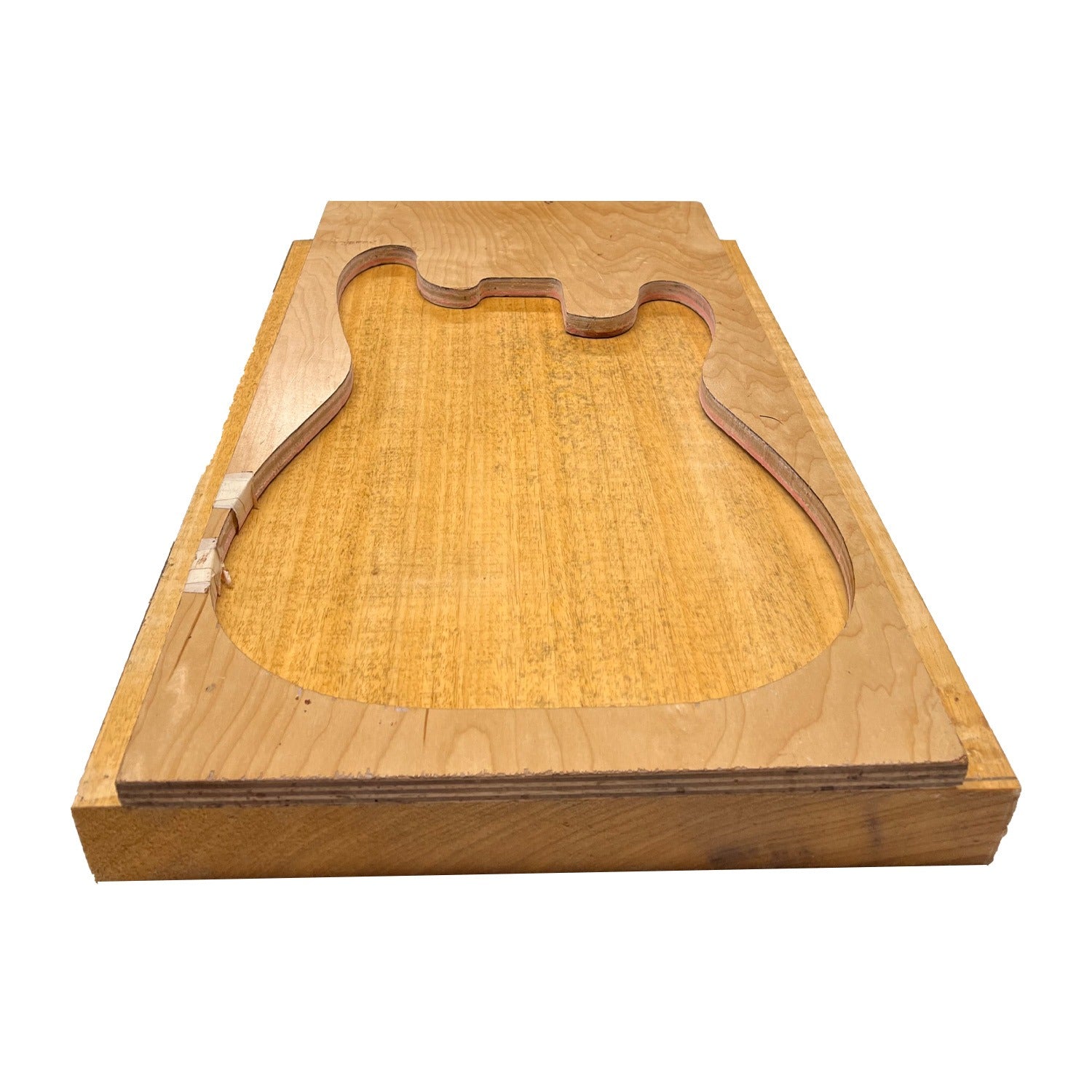 African Swamp Ash/Ayous Electric/Bass Guitar Single Piece Wood Body Blanks 21.5″ x 15-3/4″ x 2-1/4″ #65 - Exotic Wood Zone - Buy online Across USA 