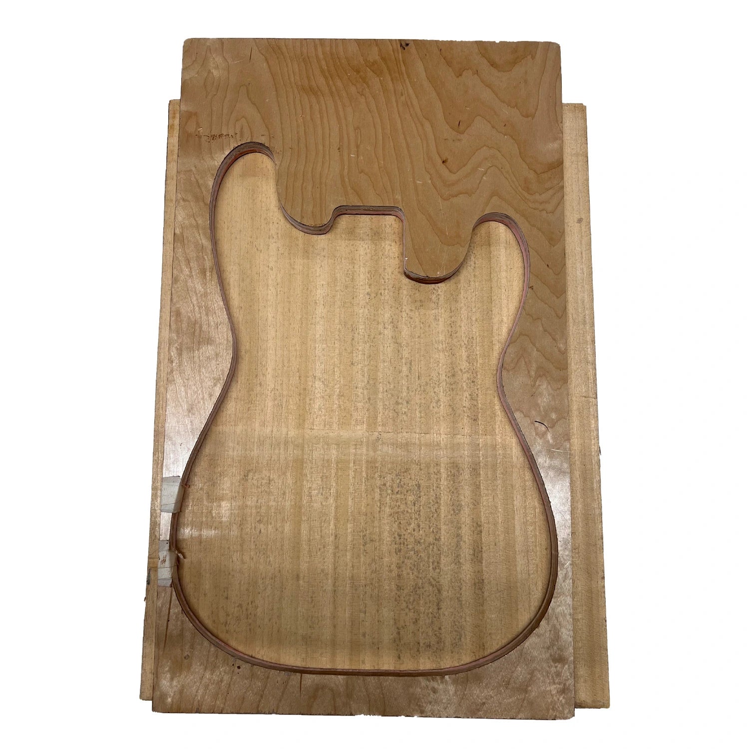 African Swamp Ash/Ayous Electric/Bass Guitar Single Piece Wood Body Blanks 21.5″ x 15-3/4″ x 2-1/4″ #73 - Exotic Wood Zone - Buy online Across USA 