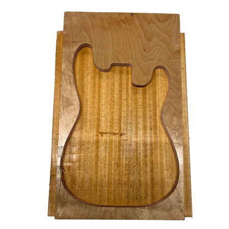 African Swamp Ash/Ayous Electric/Bass Guitar Single Piece Wood Body Blanks 21.5″ x 15-3/4″ x 2-1/4″ #73 - Exotic Wood Zone - Buy online Across USA 