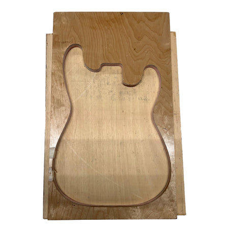 African Swamp Ash/Ayous Electric/Bass Guitar Single Piece Wood Body Blanks 21.5″ x 15-3/4″ x 2-1/4″ #76 - Exotic Wood Zone - Buy online Across USA 