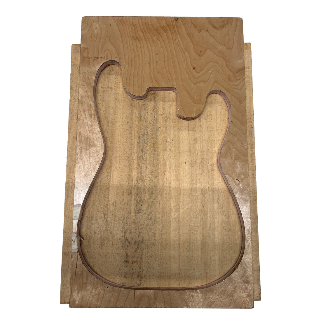 African Swamp Ash/Ayous Electric/Bass Guitar Single Piece Wood Body Blanks 21.5″ x 15-3/4″ x 2-1/4″ 