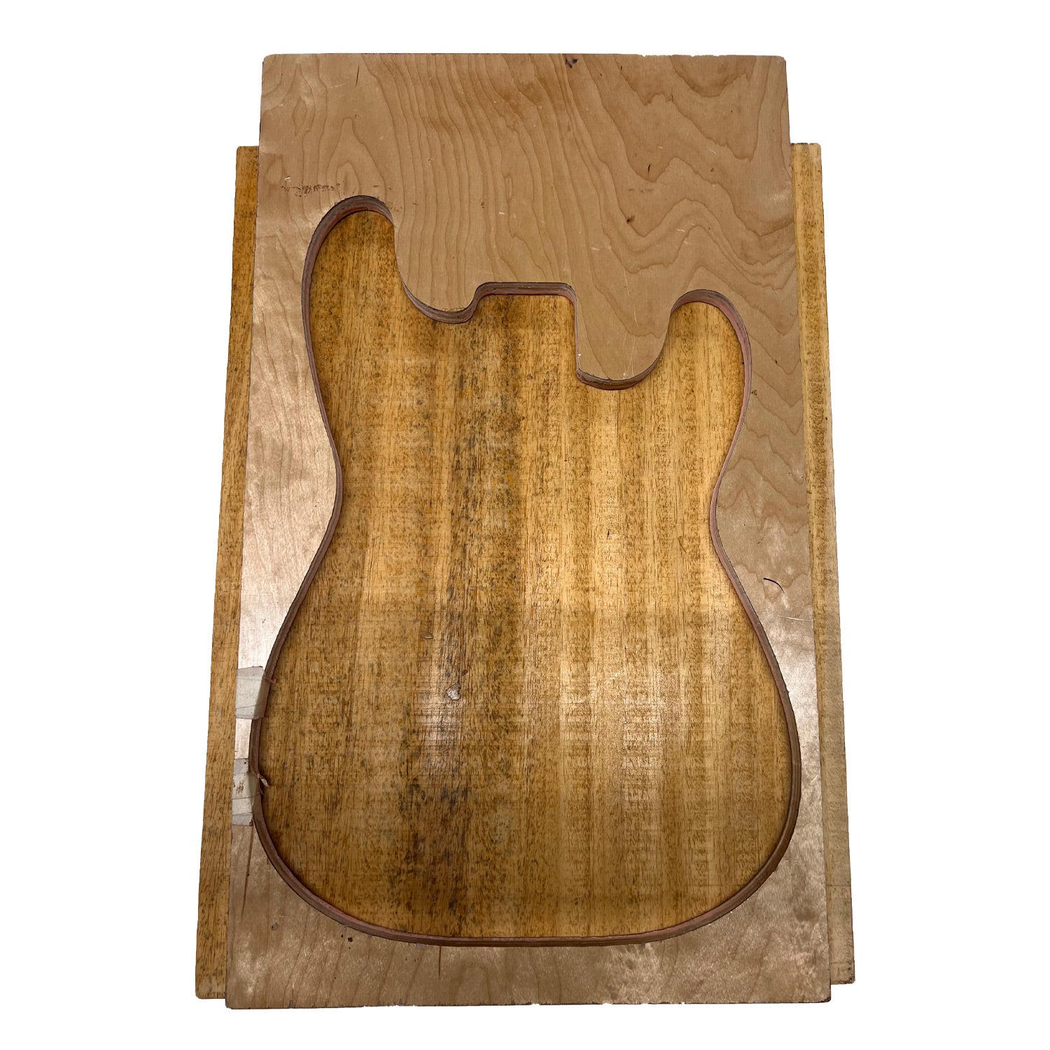 African Swamp Ash/Ayous Electric/Bass Guitar Single Piece Wood Body Blanks 21.5″ x 15-3/4″ x 2-1/4″ 