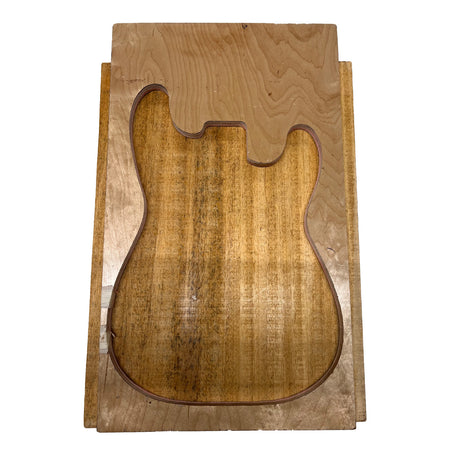 African Swamp Ash/Ayous Electric/Bass Guitar Single Piece Wood Body Blanks 21.5″ x 15-3/4″ x 2-1/4″ #81 - Exotic Wood Zone - Buy online Across USA 