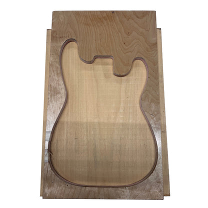 African Swamp Ash/Ayous Electric/Bass Guitar Single Piece Wood Body Blanks 21.5″ x 15-3/4″ x 2-1/4″ 