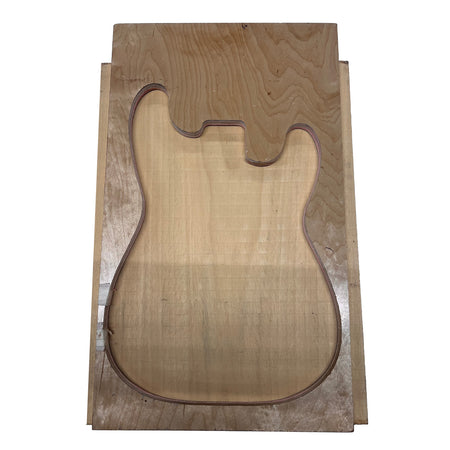 African Swamp Ash/Ayous Electric/Bass Guitar Single Piece Wood Body Blanks 21.5″ x 15-3/4″ x 2-1/4″ #82 - Exotic Wood Zone - Buy online Across USA 