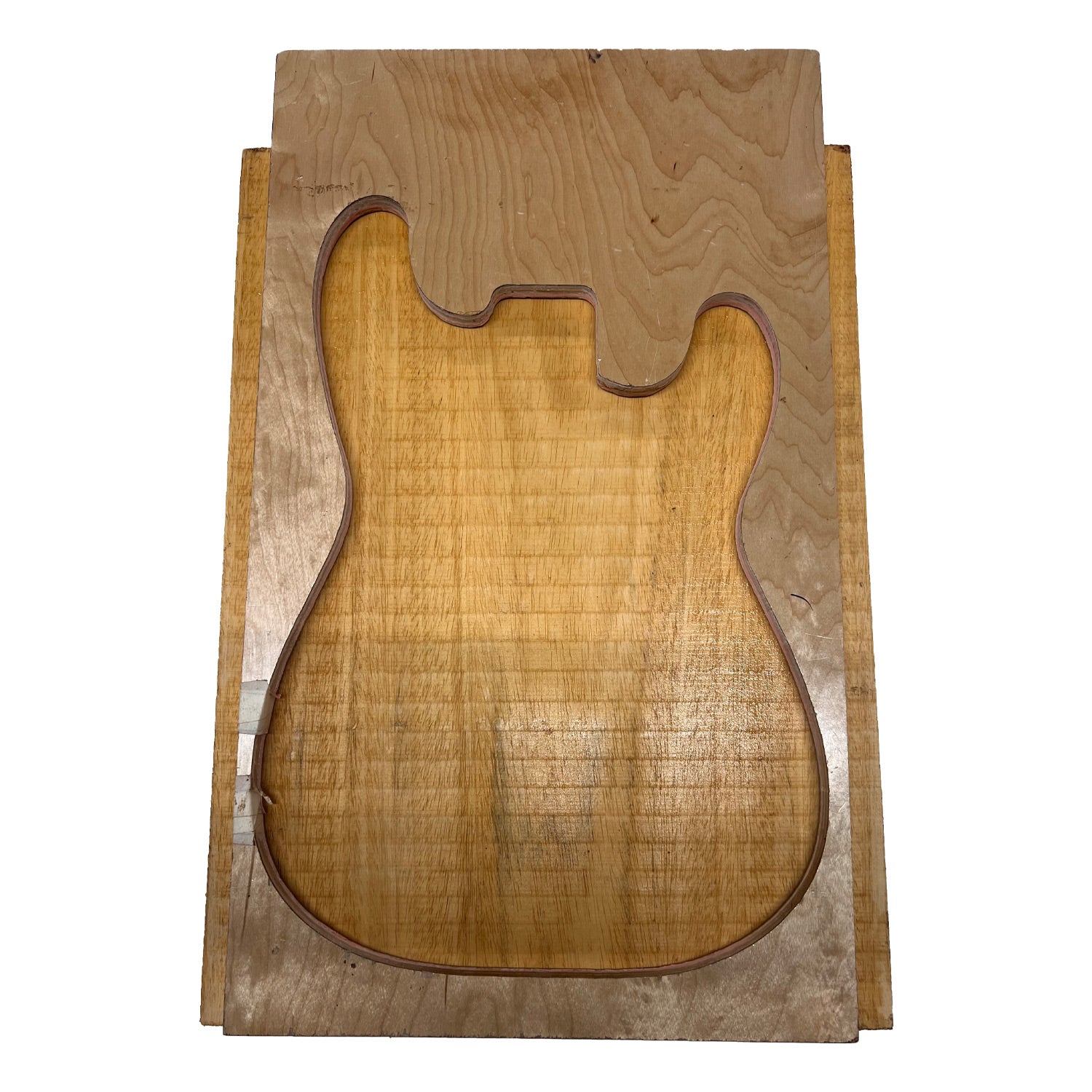 African Swamp Ash/Ayous Electric/Bass Guitar Single Piece Wood Body Blanks 21.5″ x 15-3/4″ x 2-1/4″ #82 - Exotic Wood Zone - Buy online Across USA 