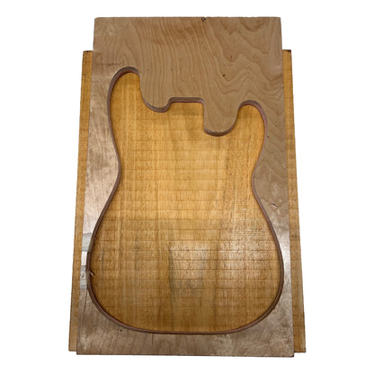 African Swamp Ash/Ayous Electric/Bass Guitar Single Piece Wood Body Blanks 21.5″ x 15-3/4″ x 2-1/4″ 