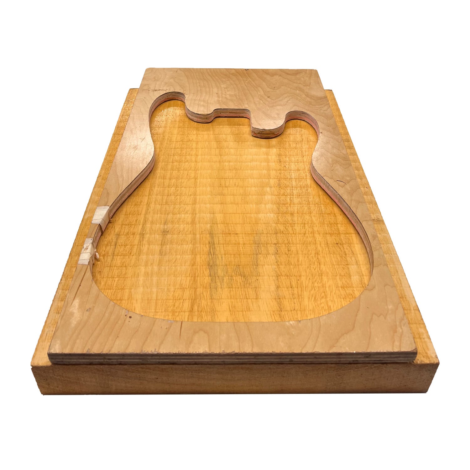 African Swamp Ash/Ayous Electric/Bass Guitar Single Piece Wood Body Blanks 21.5″ x 15-3/4″ x 2-1/4″ 