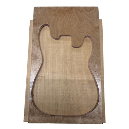 African Swamp Ash/Ayous Electric/Bass Guitar Single Piece Wood Body Blanks 21.5″ x 15-3/4″ x 2-1/4″ 