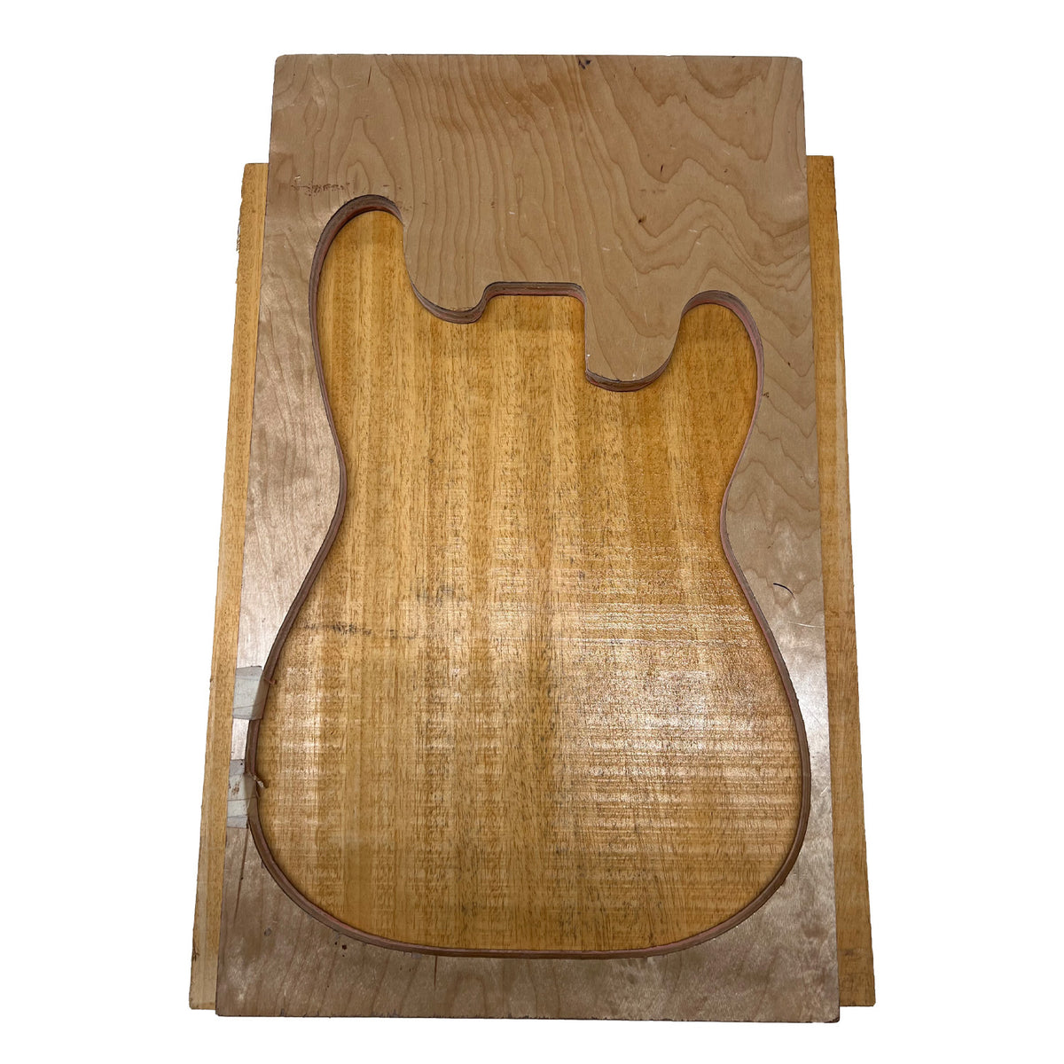 African Swamp Ash/Ayous Electric/Bass Guitar Single Piece Wood Body Blanks 21.5″ x 15-3/4″ x 2-1/4″ #83 - Exotic Wood Zone - Buy online Across USA 