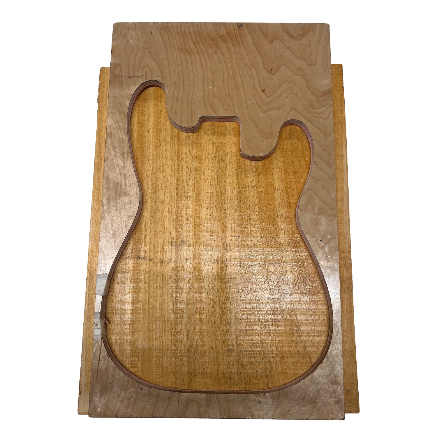 African Swamp Ash/Ayous Electric/Bass Guitar Single Piece Wood Body Blanks 21.5″ x 15-3/4″ x 2-1/4″ 