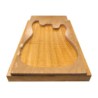 African Swamp Ash/Ayous Electric/Bass Guitar Single Piece Wood Body Blanks 21.5″ x 15-3/4″ x 2-1/4″ 