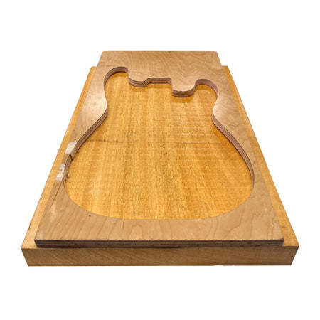 African Swamp Ash/Ayous Electric/Bass Guitar Single Piece Wood Body Blanks 21.5″ x 15-3/4″ x 2-1/4″ #83 - Exotic Wood Zone - Buy online Across USA 