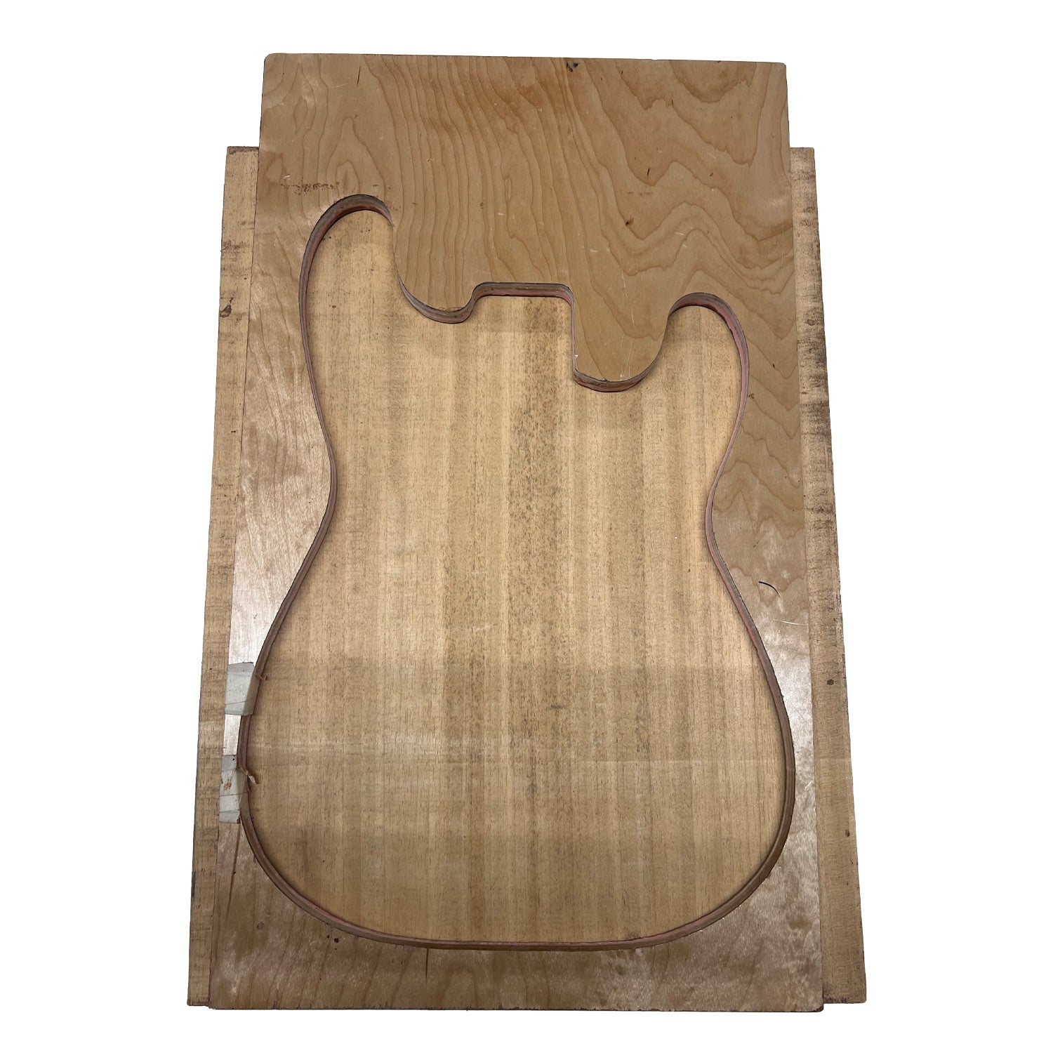 African Swamp Ash/Ayous Electric/Bass Guitar Single Piece Wood Body Blanks 21.5″ x 15-3/4″ x 2-1/4″ 