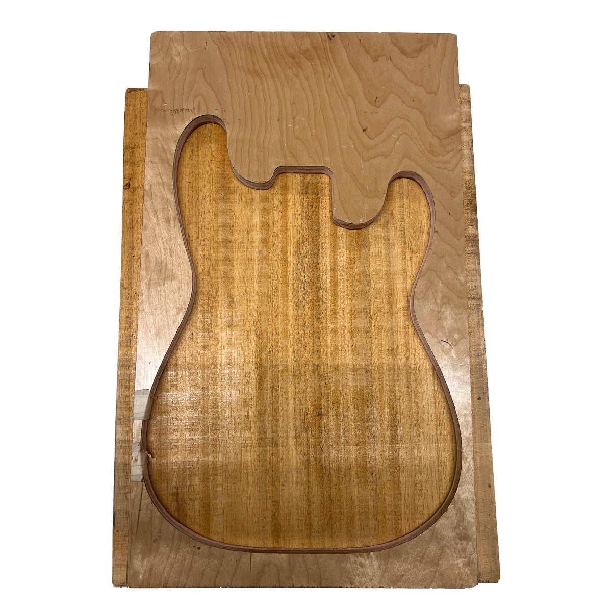 African Swamp Ash/Ayous Electric/Bass Guitar Single Piece Wood Body Blanks 21.5″ x 15-3/4″ x 2-1/4″ #84 - Exotic Wood Zone - Buy online Across USA 