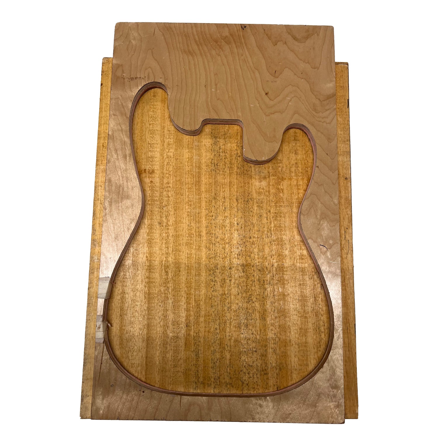 African Swamp Ash/Ayous Electric/Bass Guitar Single Piece Wood Body Blanks 21.5″ x 15-3/4″ x 2-1/4″ 