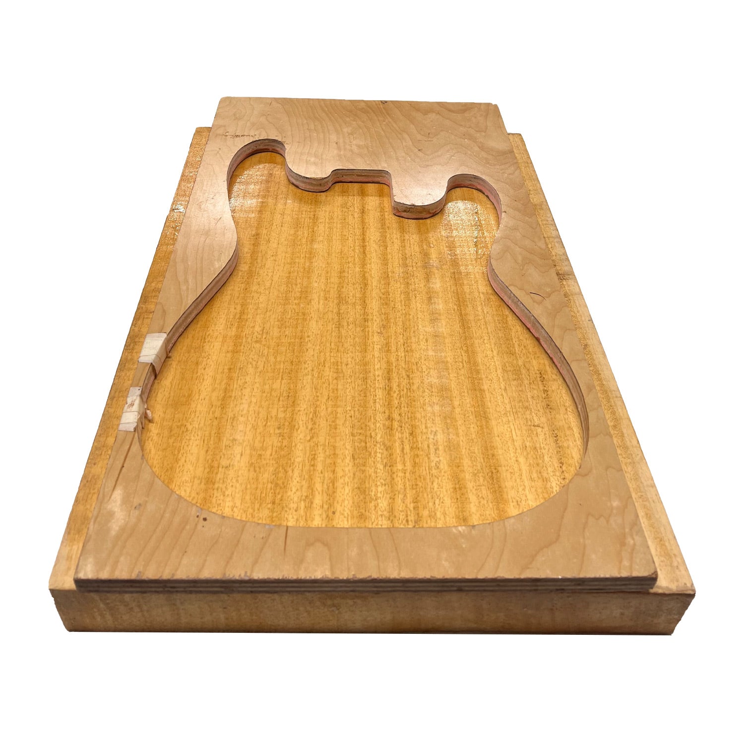 African Swam Ash/Ayous Electric/Bass Guitar Single Piece Wood Body Blanks 21.5″ x 15-3/4″ x 2-1/4″ #86 - Exotic Wood Zone - Buy online Across USA 