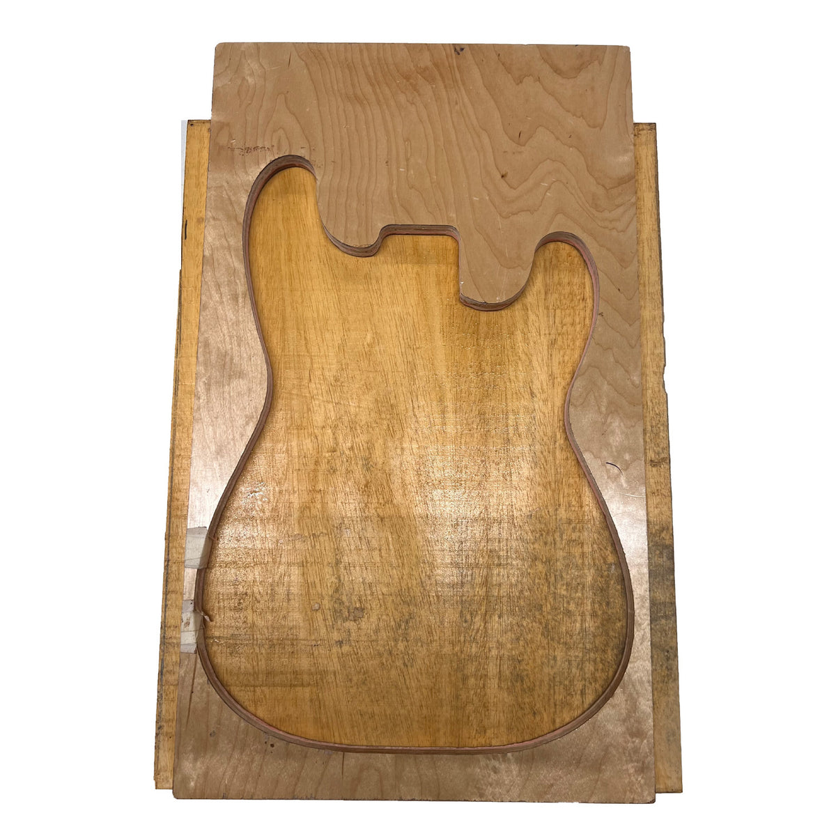 African Swamp Ash/Ayous Electric/Bass Guitar Single Piece Wood Body Blanks 21.5″ x 15-3/4″ x 2-1/4″ #88 - Exotic Wood Zone - Buy online Across USA 