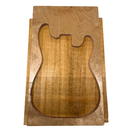 African Swamp Ash/Ayous Electric/Bass Guitar Single Piece Wood Body Blanks 21.5″ x 15-3/4″ x 2-1/4″ #89 - Exotic Wood Zone - Buy online Across USA 