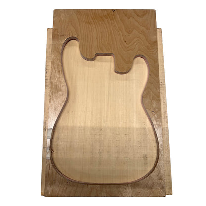 African Swamp Ash/Ayous Electric/Bass Guitar Single Piece Wood Body Blanks 21.5″ x 15-3/4″ x 2-1/4″ 