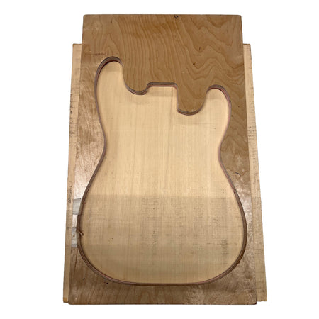 African Swamp Ash/Ayous Electric/Bass Guitar Single Piece Wood Body Blanks 21.5″ x 15-3/4″ x 2-1/4″ #91 - Exotic Wood Zone - Buy online Across USA 