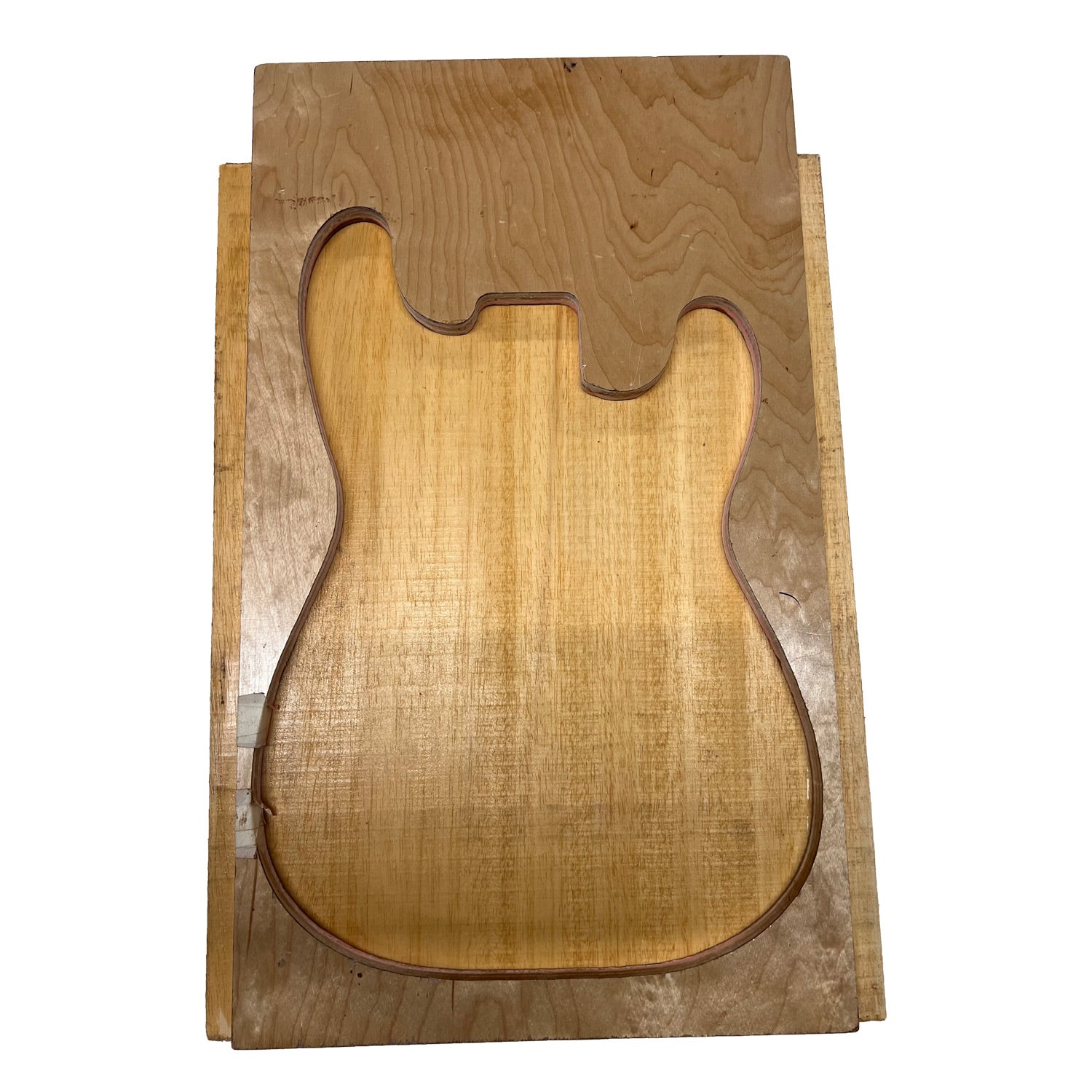 African Swamp Ash/Ayous Electric/Bass Guitar Single Piece Wood Body Blanks 21.5″ x 15-3/4″ x 2-1/4″ 