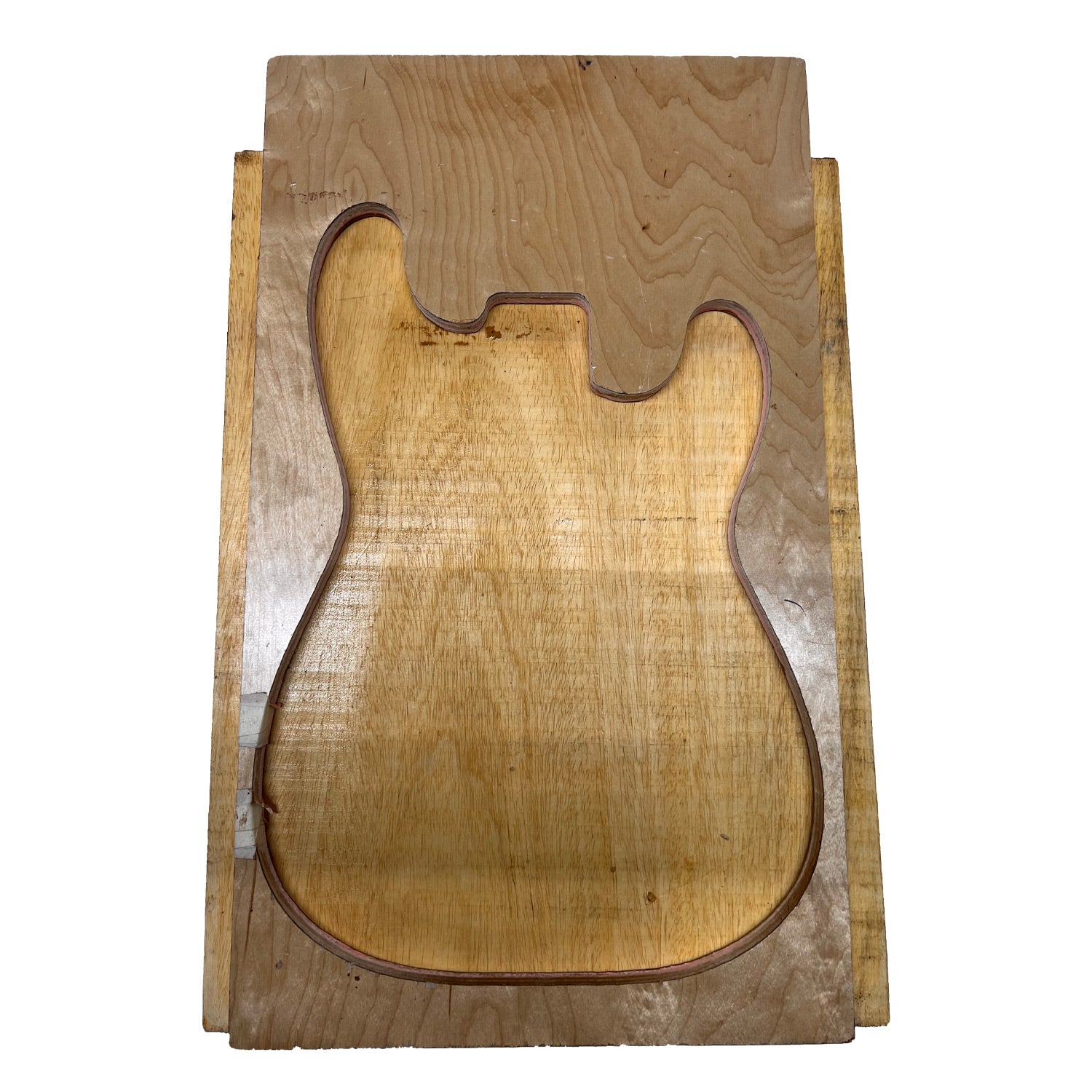 African Swamp Ash/Ayous Electric/Bass Guitar Single Piece Wood Body Blanks 21.5″ x 15-3/4″ x 2-1/4″ 