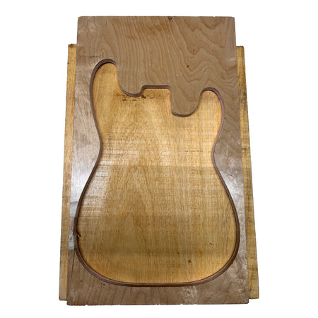 African Swamp Ash/Ayous Electric/Bass Guitar Single Piece Wood Body Blanks 21.5″ x 15-3/4″ x 2-1/4″ #95 - Exotic Wood Zone - Buy online Across USA 