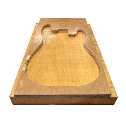 African Swamp Ash/Ayous Electric/Bass Guitar Single Piece Wood Body Blanks 21.5″ x 15-3/4″ x 2-1/4″ 