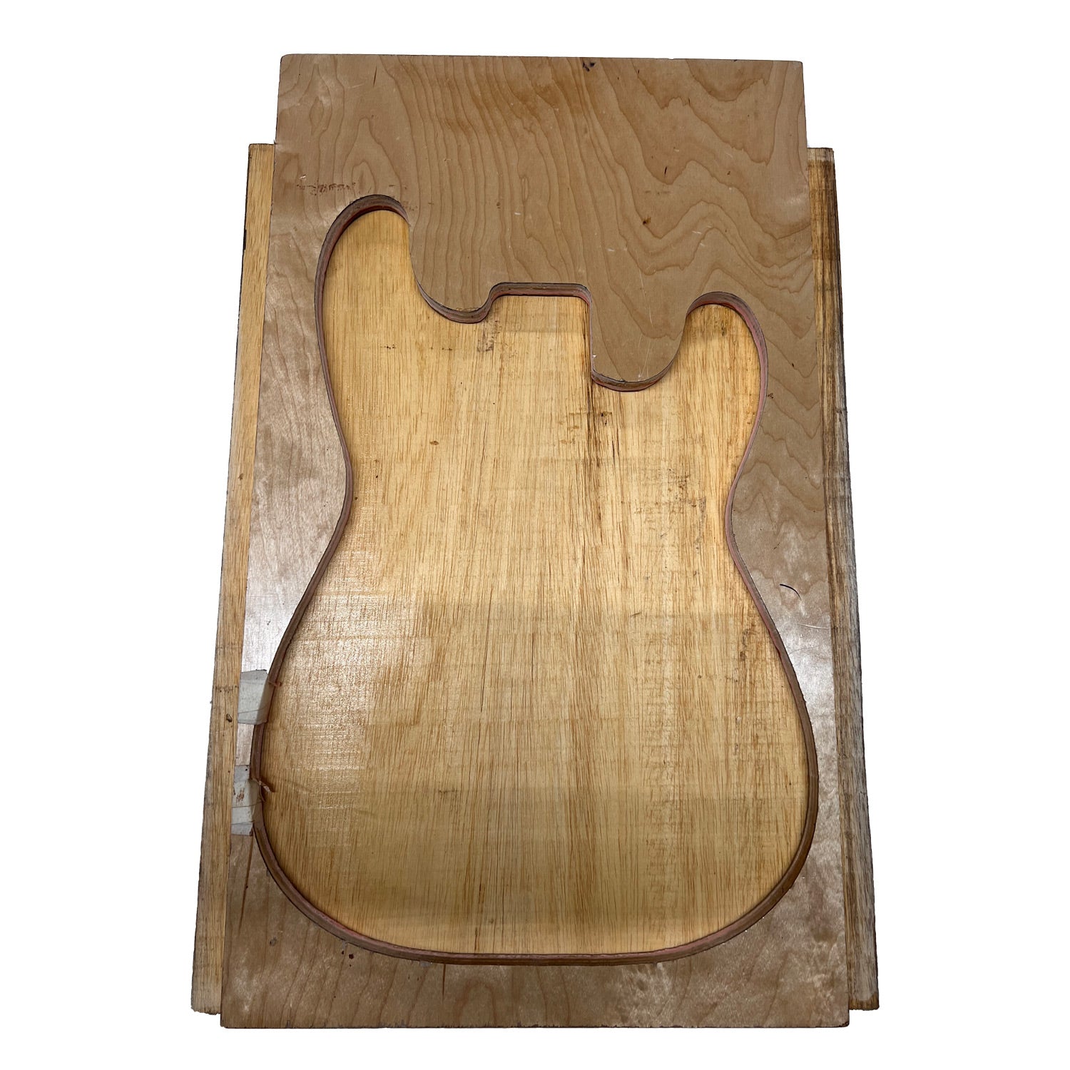 African Swamp Ash/Ayous Electric/Bass Guitar Single Piece Wood Body Blanks 21.5″ x 15-3/4″ x 2-1/4″ #96 - Exotic Wood Zone - Buy online Across USA 