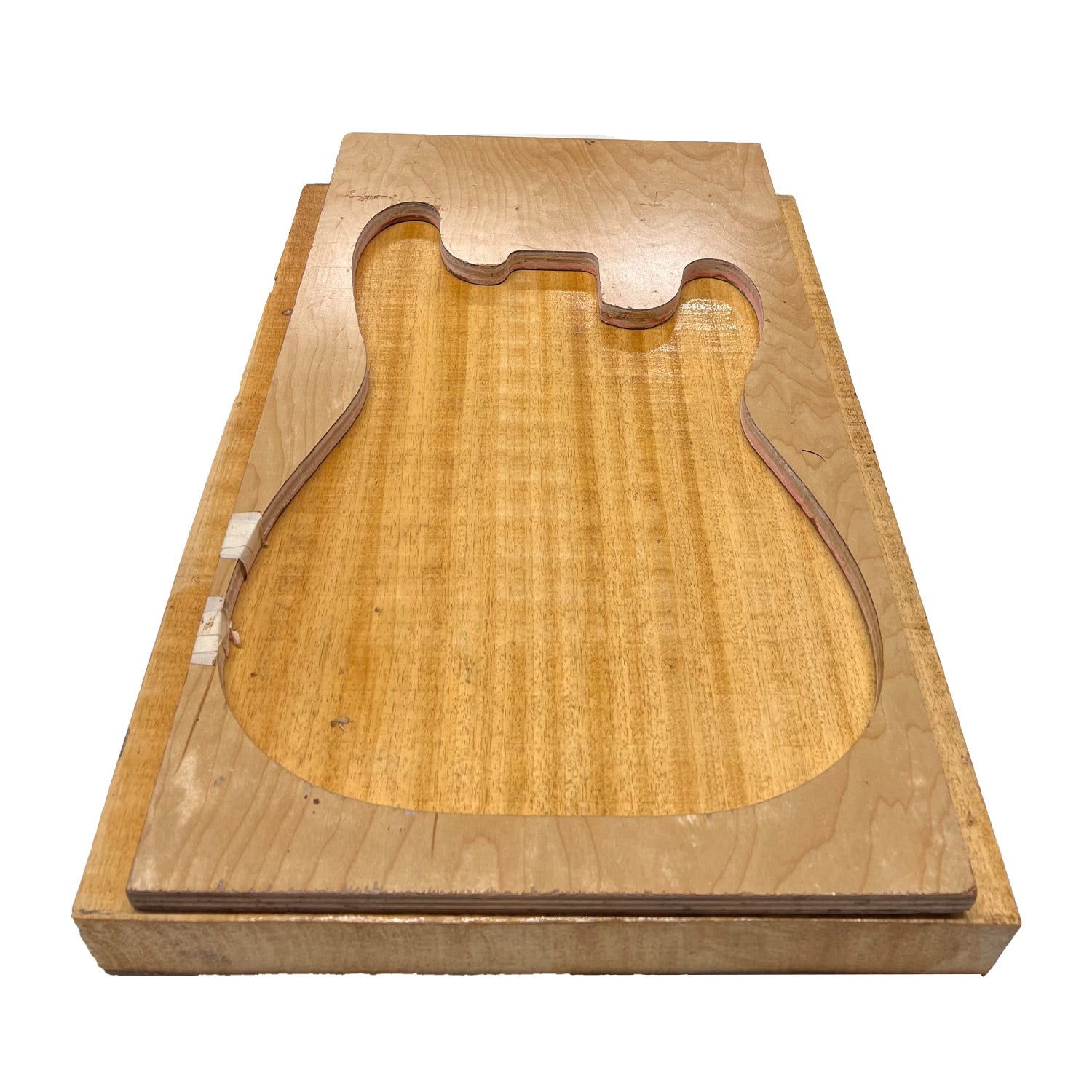 African Swamp Ash/Ayous Electric/Bass Guitar Single Piece Wood Body Blanks 21.5″ x 15-3/4″ x 2-1/4″ 